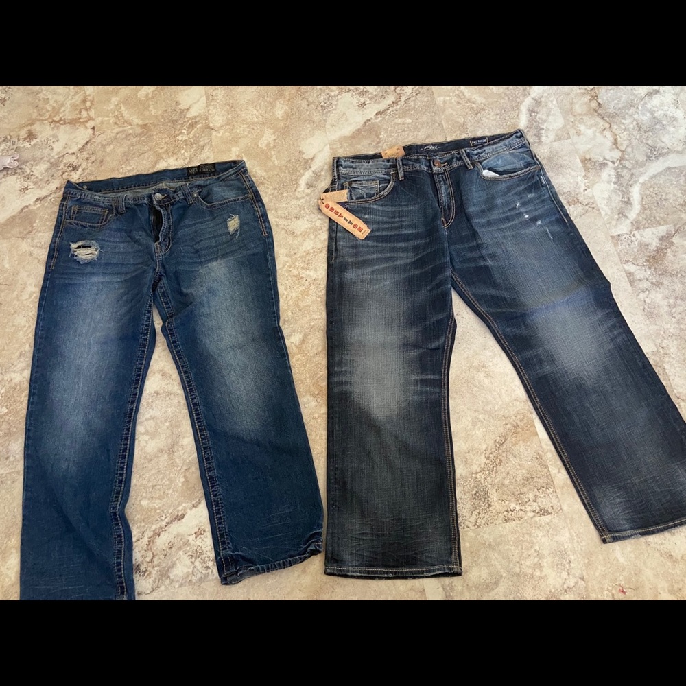 Men’s silver and axel jeans size 38